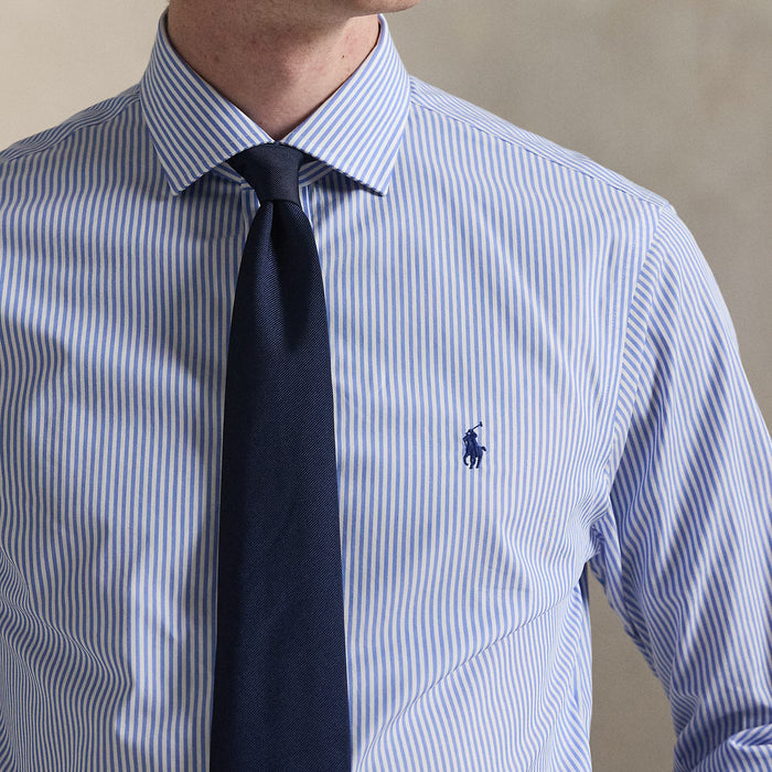 Polo Ralph Lauren - Custom Fit Striped Shirt in Blue/White - Nigel Clare