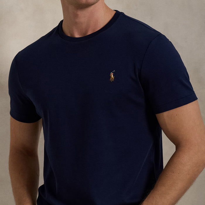Polo Ralph Lauren - Custom Slim Fit Soft T-Shirt in Navy - Nigel Clare