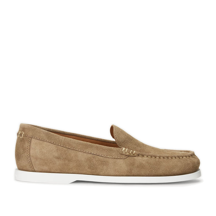 Polo Ralph Lauren - Merton Suede Venetian Loafer in Beige - Nigel Clare
