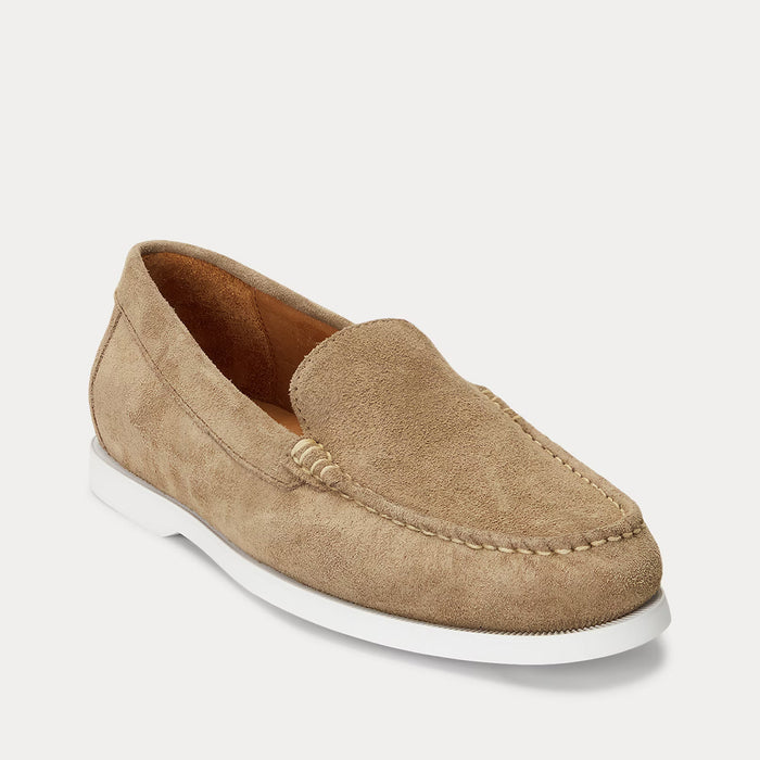 Polo Ralph Lauren - Merton Suede Venetian Loafer in Beige - Nigel Clare