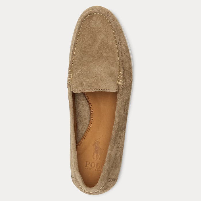 Polo Ralph Lauren - Merton Suede Venetian Loafer in Beige - Nigel Clare