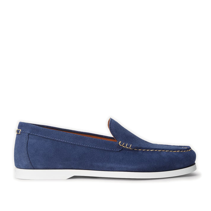 Polo Ralph Lauren - Merton Suede Venetian Loafer in Navy - Nigel Clare