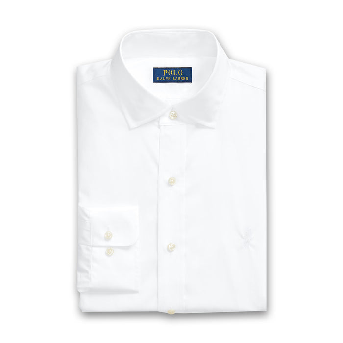 Polo Ralph Lauren - Slim Poplin Shirt in White - Nigel Clare