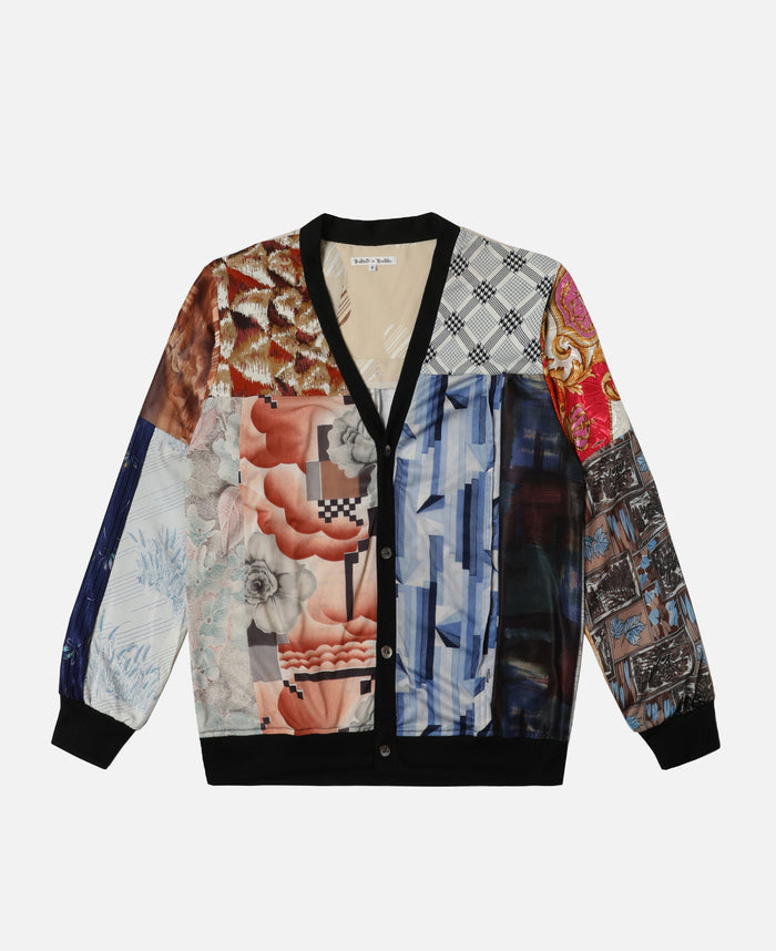 Polyester Shirt - Cardigan (Multi) (Size S)