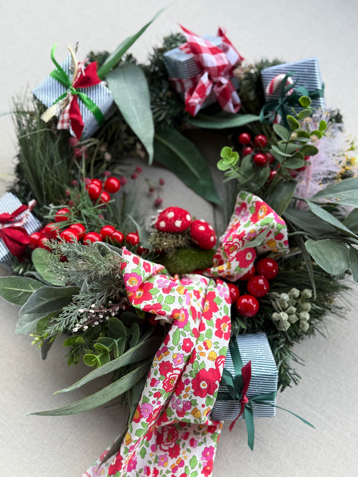 Pretty Wild / Vintage Rose Christmas Wreath