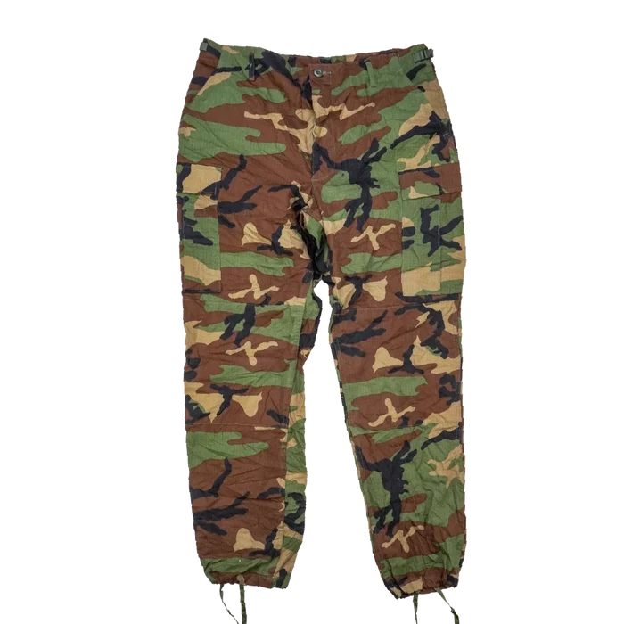 Propper Woodland Ripstop BDU Trousers - Large Long - Army & Outdoors - Combat Trousers