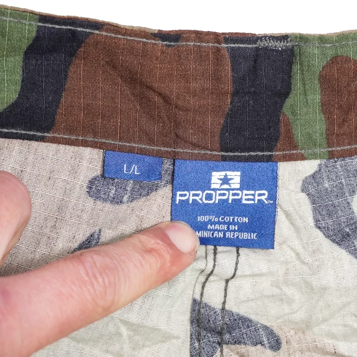 Propper Woodland Ripstop BDU Trousers - Large Long - Army & Outdoors - Combat Trousers