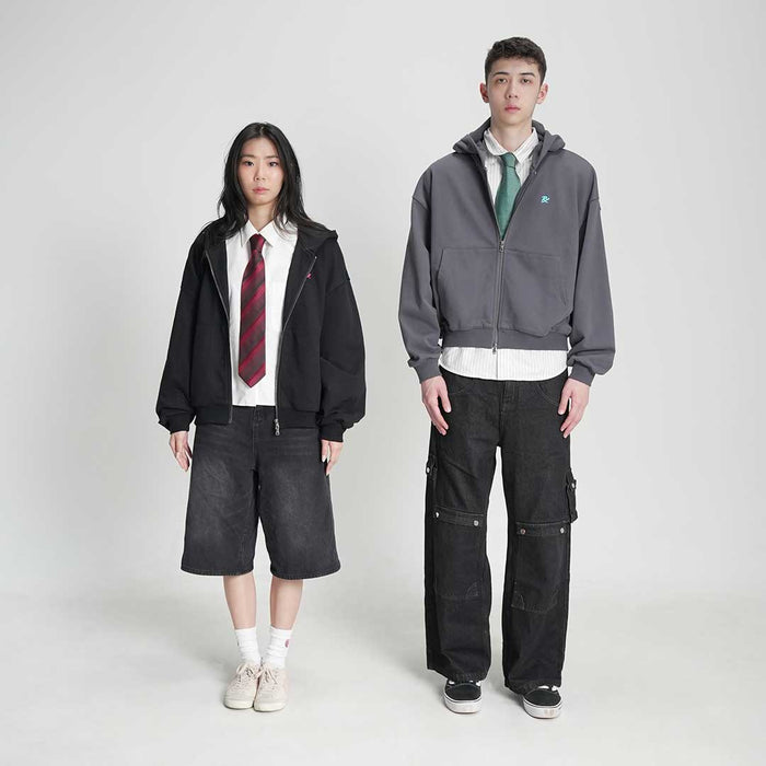 PRX Zip Hoodie Black
