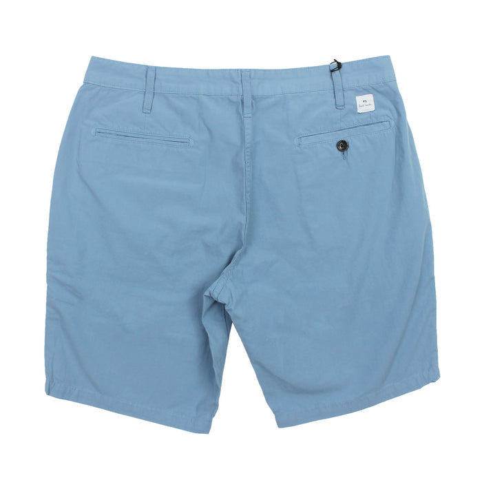 PS Paul Smith - Garment Dyed Chino Shorts in Airforce Blue - Nigel Clare