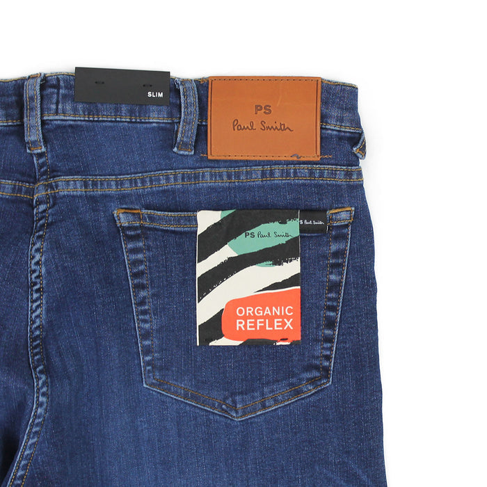 PS Paul Smith - Slim Fit 'Organic Reflex' Jeans in Blue - Nigel Clare