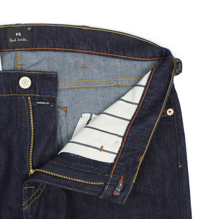 PS Paul Smith - Tapered Fit Jeans in Dry Indigo - Nigel Clare