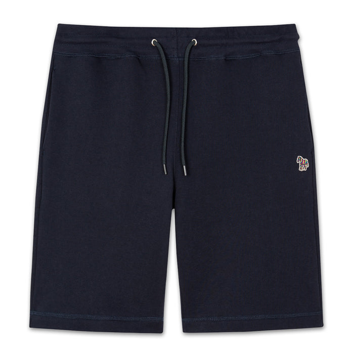 PS Paul Smith - Zebra Logo Sweat Shorts in Navy - Nigel Clare