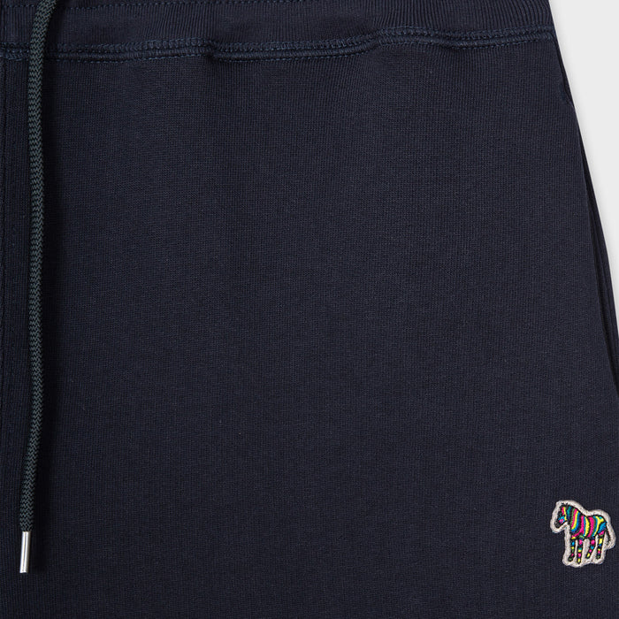 PS Paul Smith - Zebra Logo Sweat Shorts in Navy - Nigel Clare