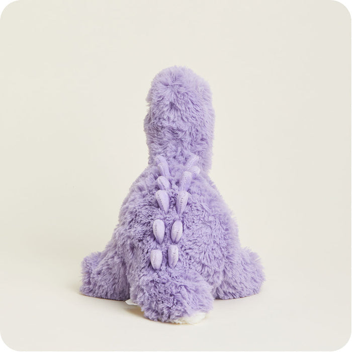 Microwavable Purple Long Neck Dinosaur Heating Pad Warmies