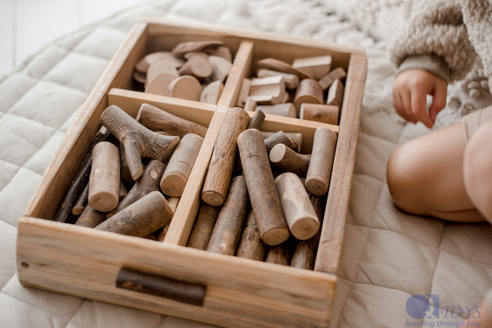 Qtoys Assorted Tree Blocks - 85pcs