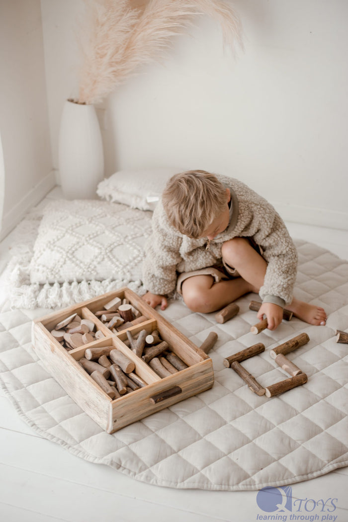 Qtoys Assorted Tree Blocks - 85pcs