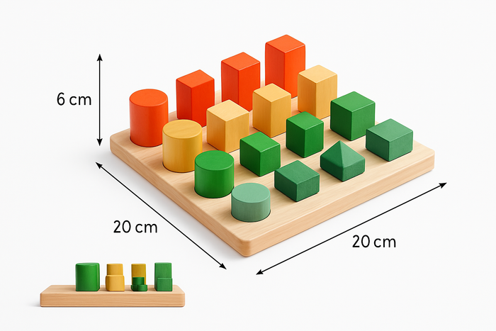 Qtoys Shape and Size Board