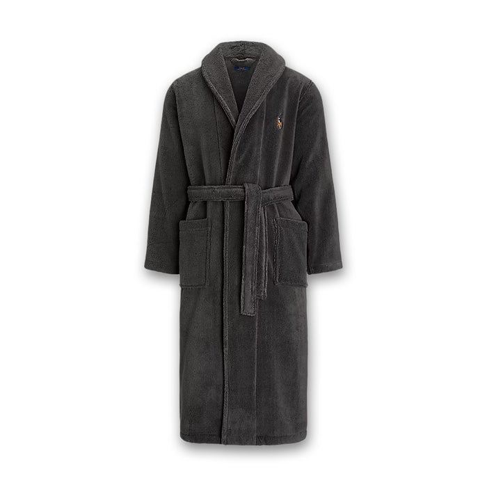 Ralph Lauren - Shawl-Collar Terry Robe in Dark Slate - Nigel Clare