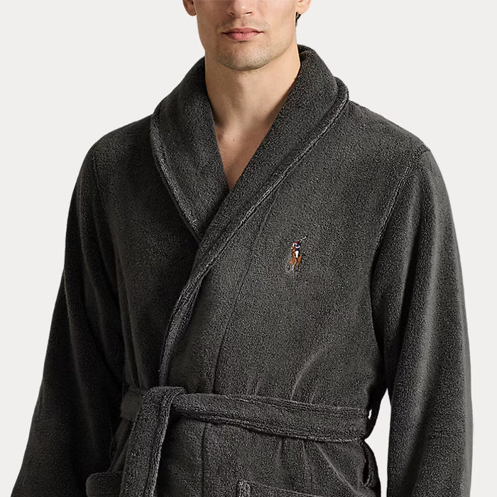 Ralph Lauren - Shawl-Collar Terry Robe in Dark Slate - Nigel Clare