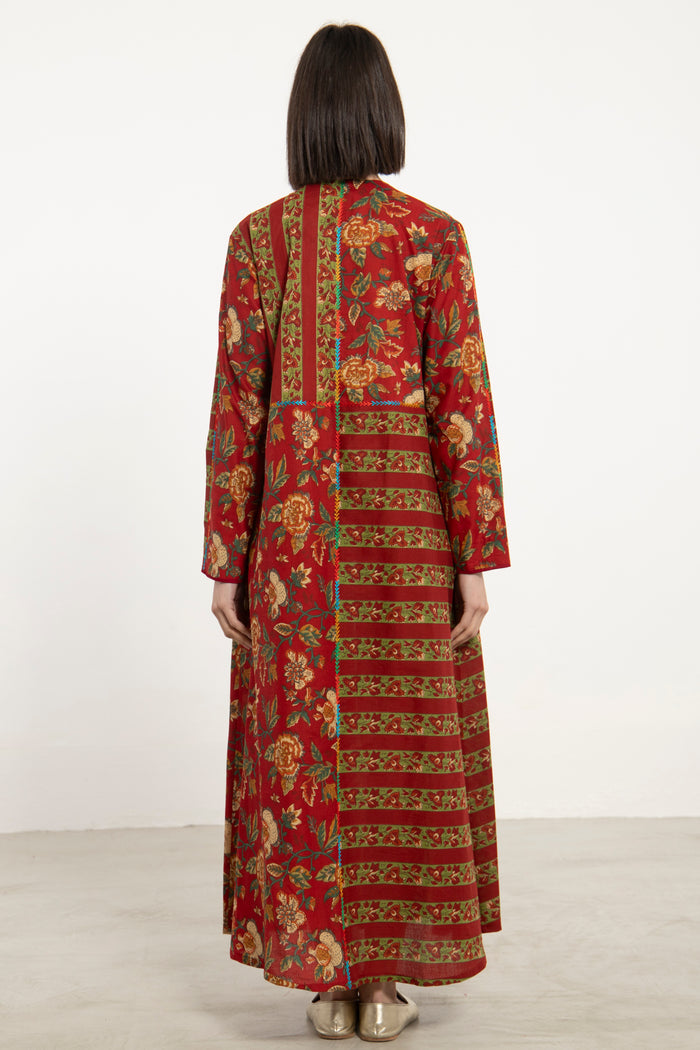 Rama Cotton Red Dress