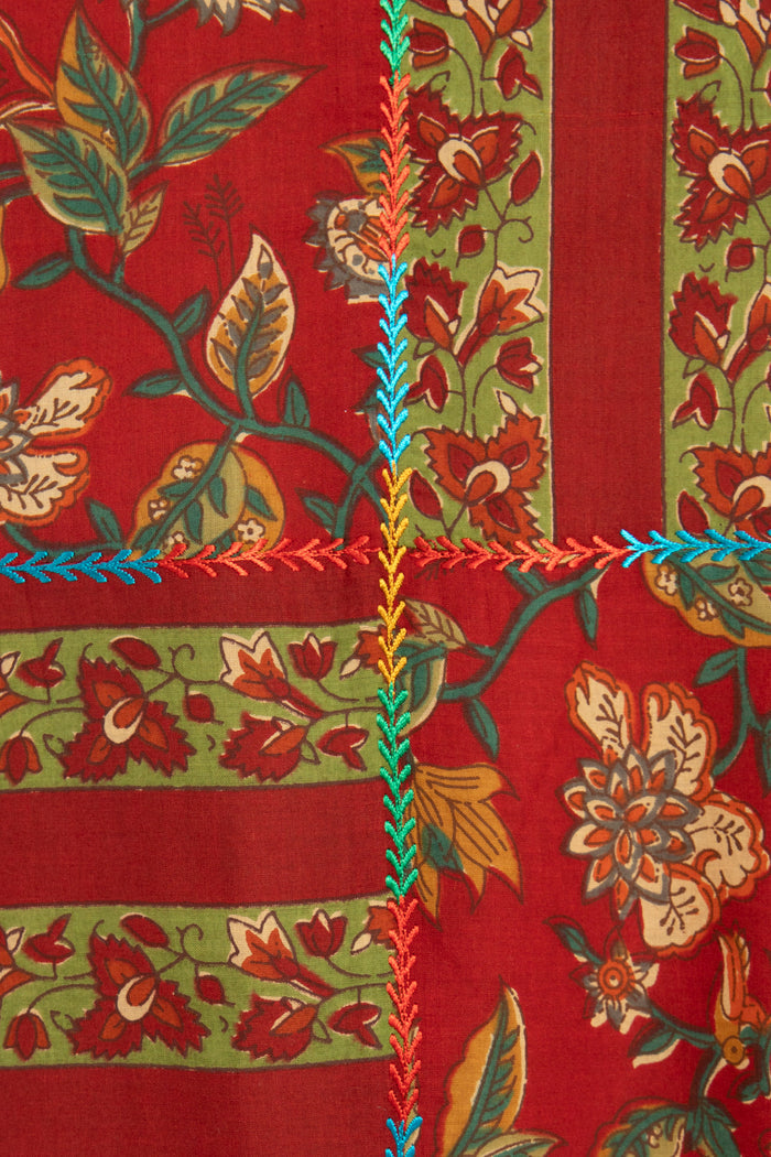 Rama Cotton Red Dress