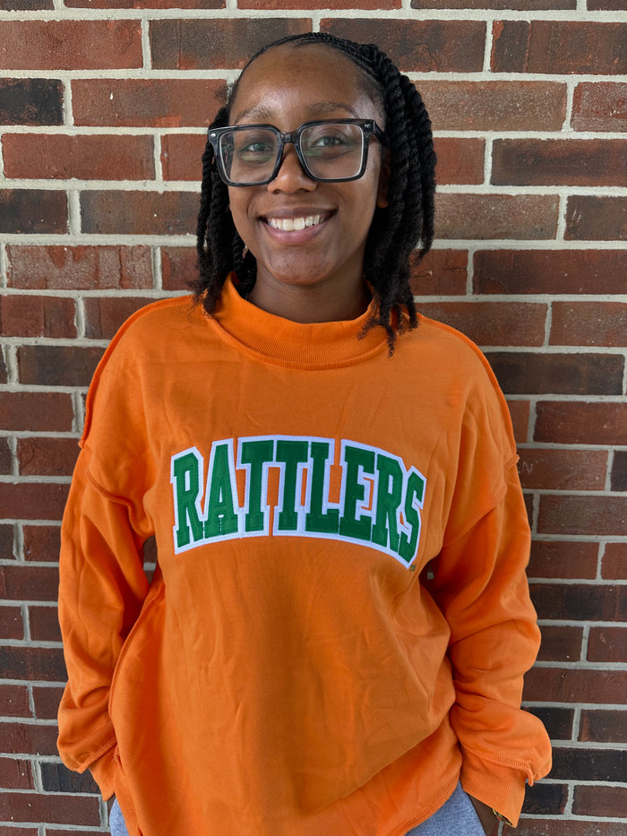 Rattlers - Embroidered Mock Neck (2 Colors)