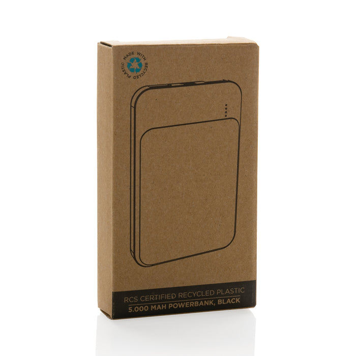 Recycled Plastic 5.000 mAh Powerbank