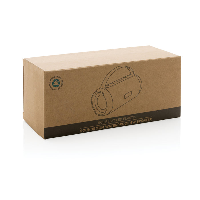 Recycled Plastic Soundboom Waterproof 6W Speaker