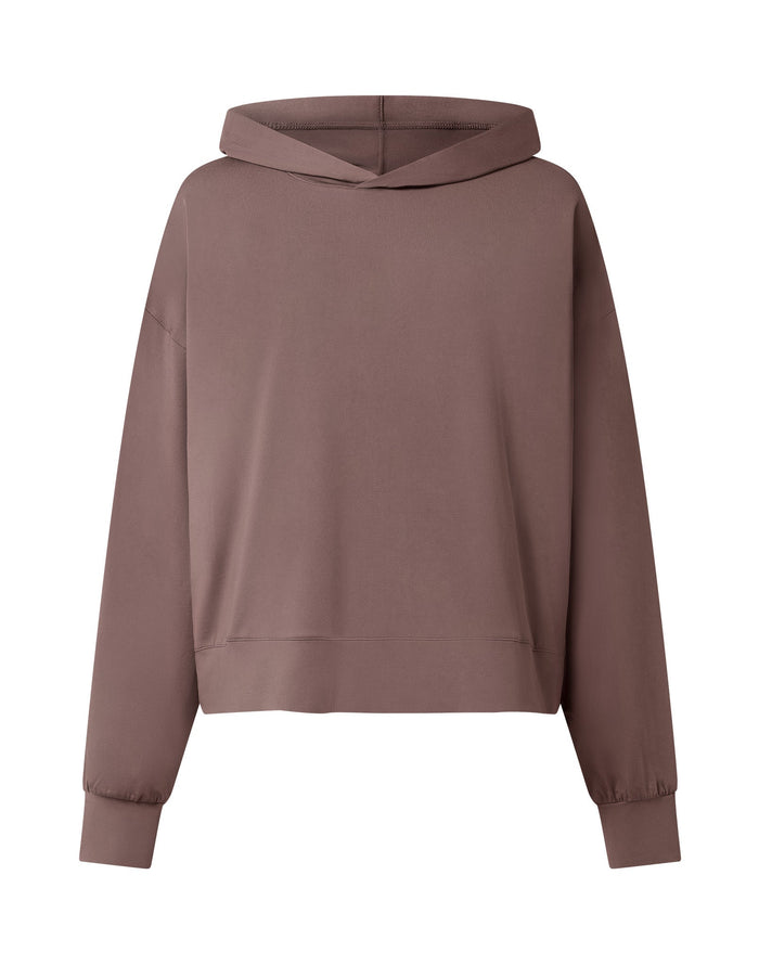 Relaxed Hoodie in Pebble