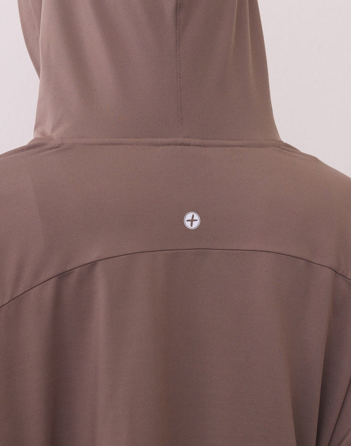 Relaxed Hoodie in Pebble