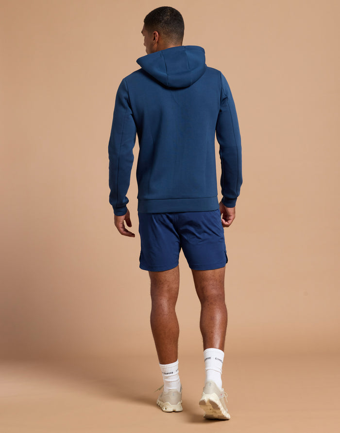 Relentless Zip Hoodie in Petrol Blue