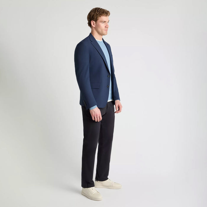 Remus - Angelo Slim Fit Seersucker Blazer in Navy - Nigel Clare