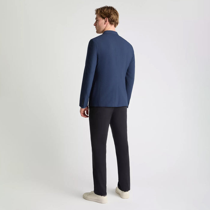 Remus - Angelo Slim Fit Seersucker Blazer in Navy - Nigel Clare