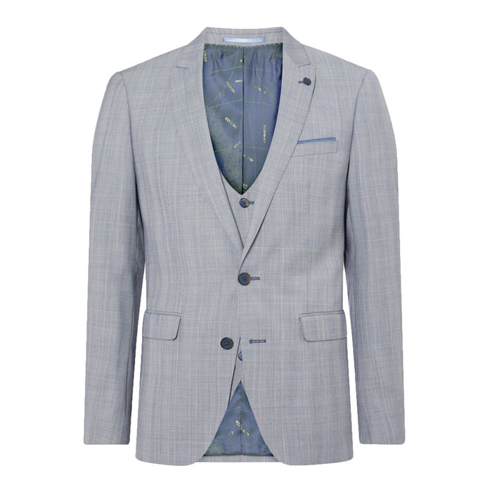 Remus - Lanito 3 Piece X-Slim Suit in Sky Blue - Nigel Clare