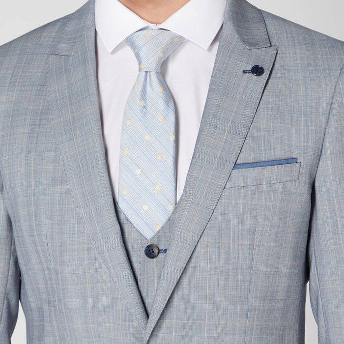 Remus - Lanito 3 Piece X-Slim Suit in Sky Blue - Nigel Clare