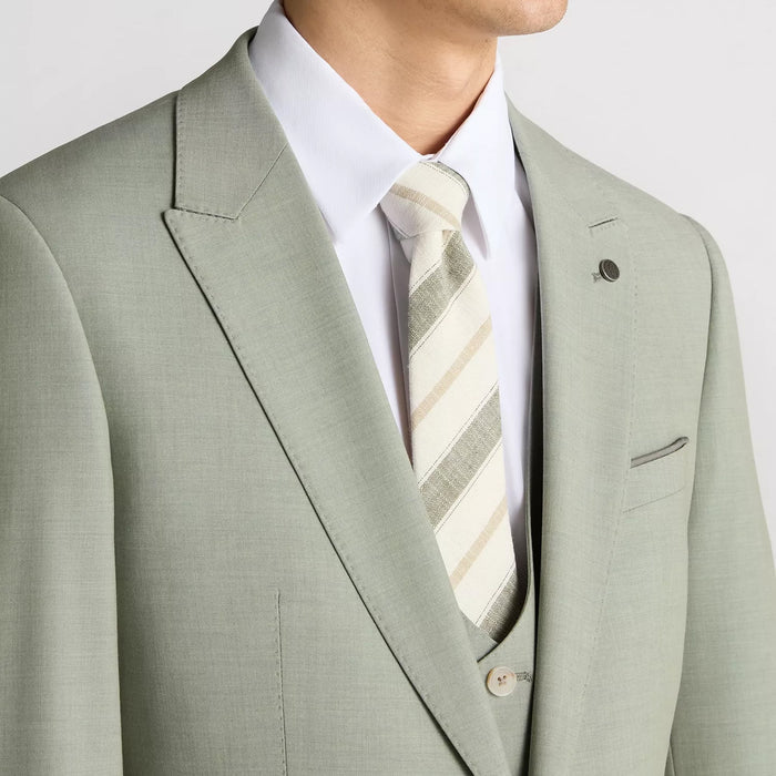 Remus - Massa Slim Fit 3 Piece Suit in Pale Green - Nigel Clare