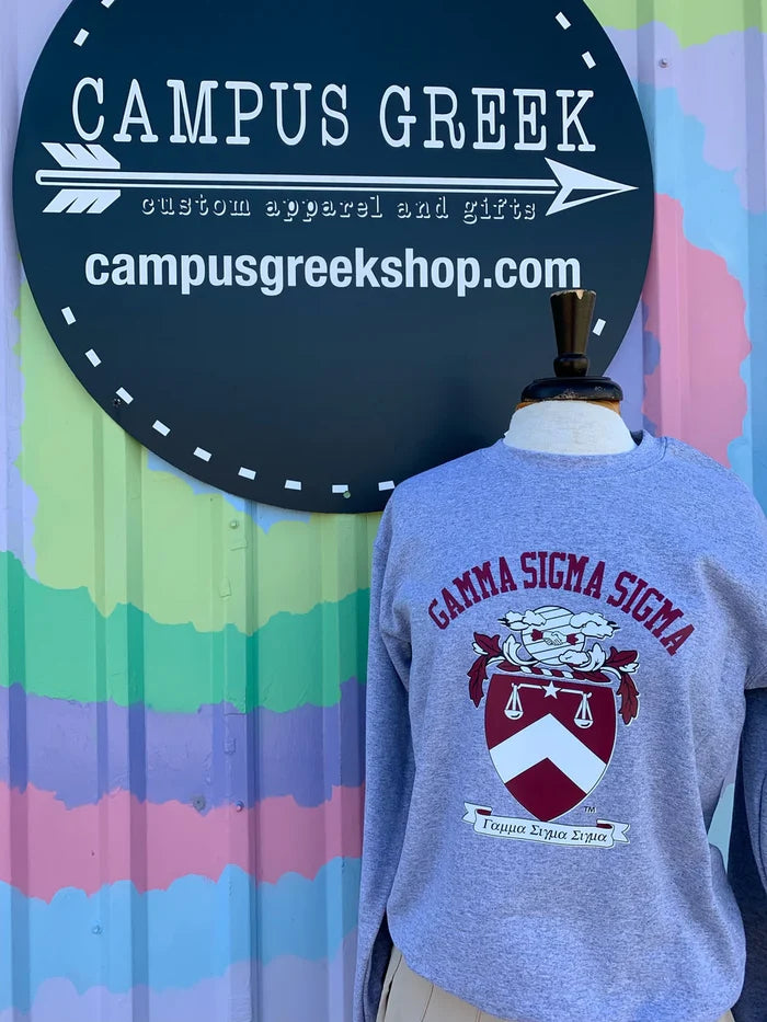 Retro Crest Sweatshirt - Music & MGC Greeks