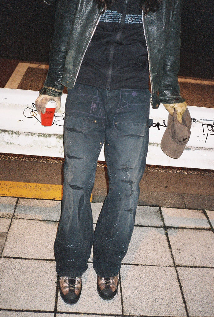 Ripped Double Knee Pants / FIFTH + ANACHRONORM