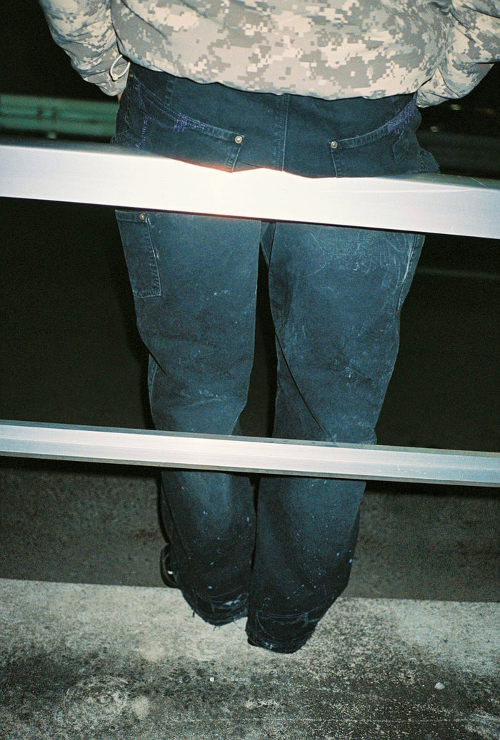 Ripped Double Knee Pants / FIFTH + ANACHRONORM