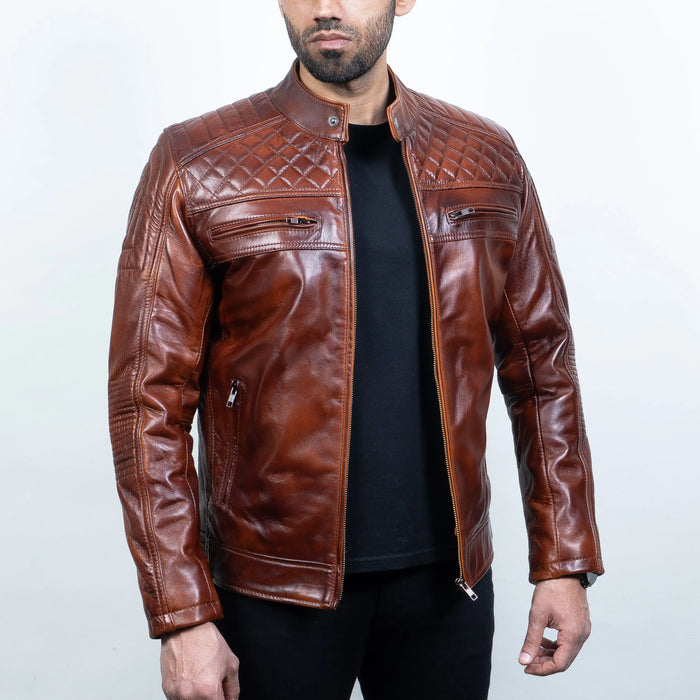 Romanov Jacket Wood - Nappa Leather