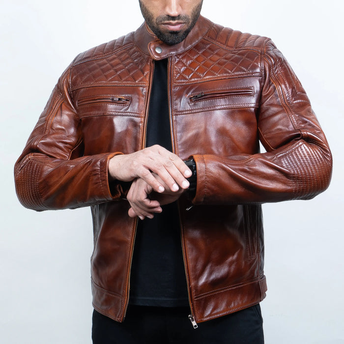 Romanov Jacket Wood - Nappa Leather