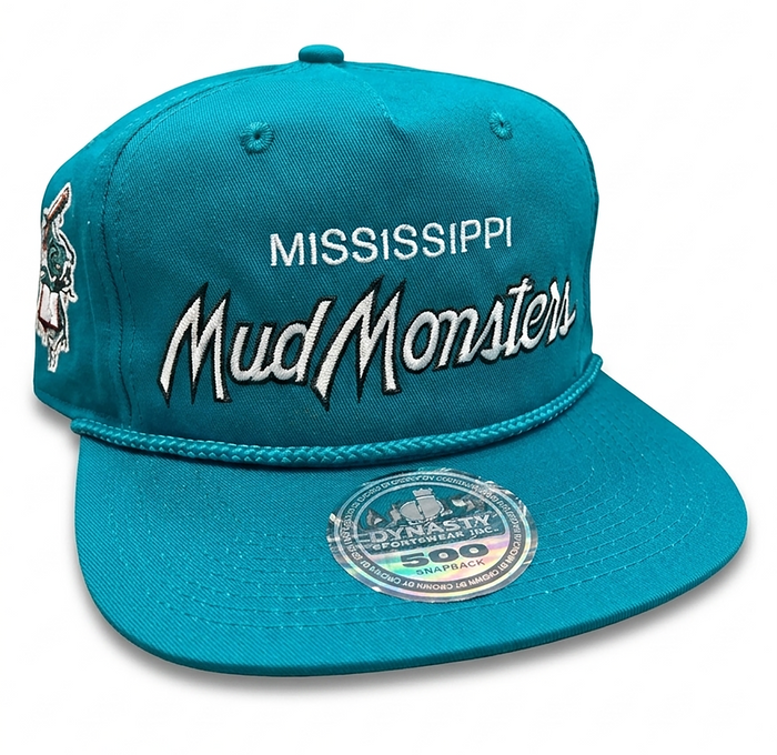 Rope Front Hat - Retro Script