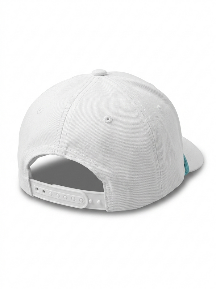 Rope Front Hat - White