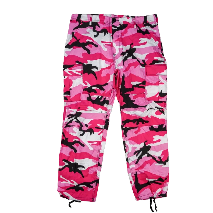 Rothco Pink Camo BDU Trousers - Large Regular - Rothco - Combat Trousers