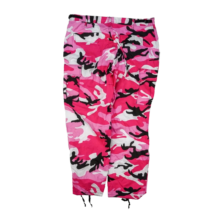 Rothco Pink Camo BDU Trousers - Large Regular - Rothco - Combat Trousers