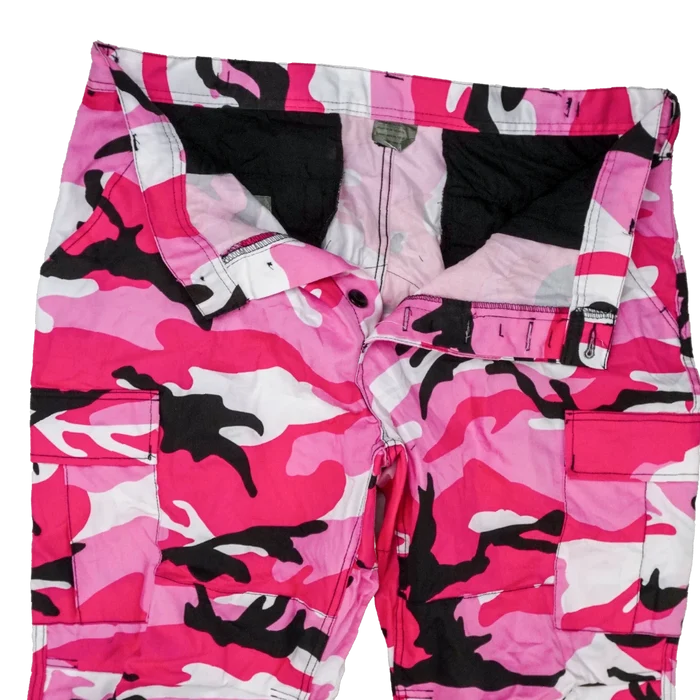 Rothco Pink Camo BDU Trousers - Large Regular - Rothco - Combat Trousers