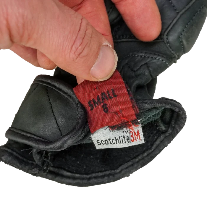 RST Black Leather Motorcycle Gloves - Small - Army & Outdoors - Gloves