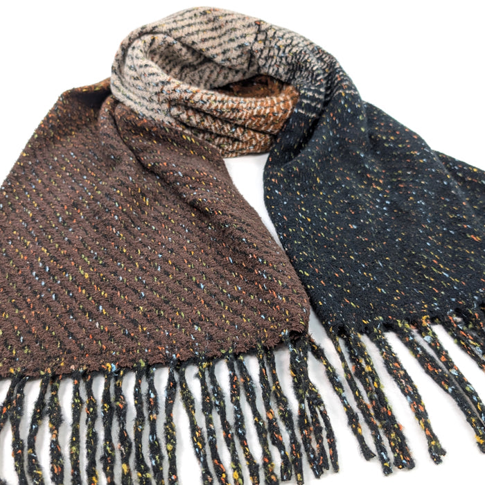 Sabe - Speckled Thick Scarf (60x180cm) - Neutrals