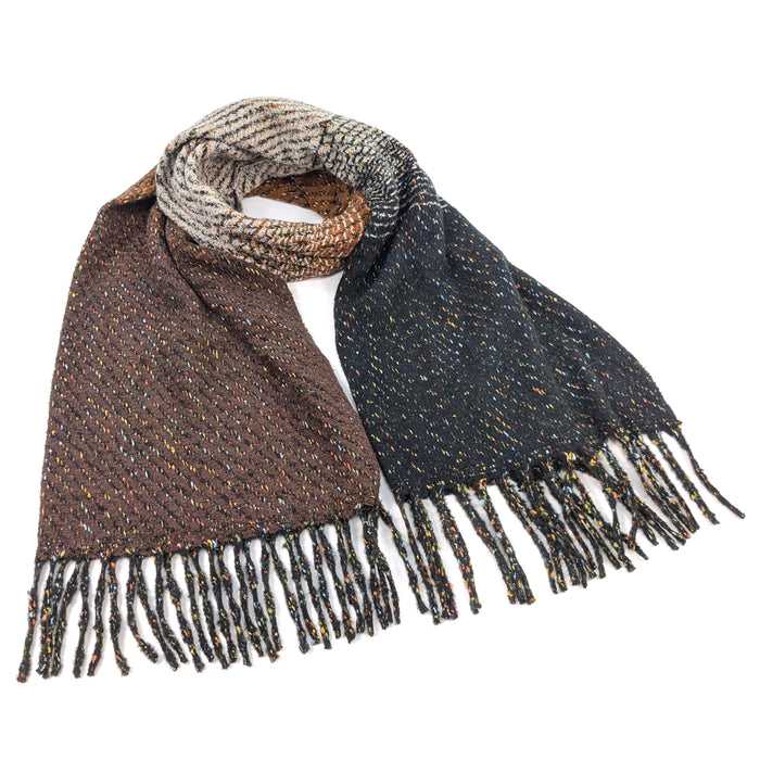 Sabe - Speckled Thick Scarf (60x180cm) - Neutrals