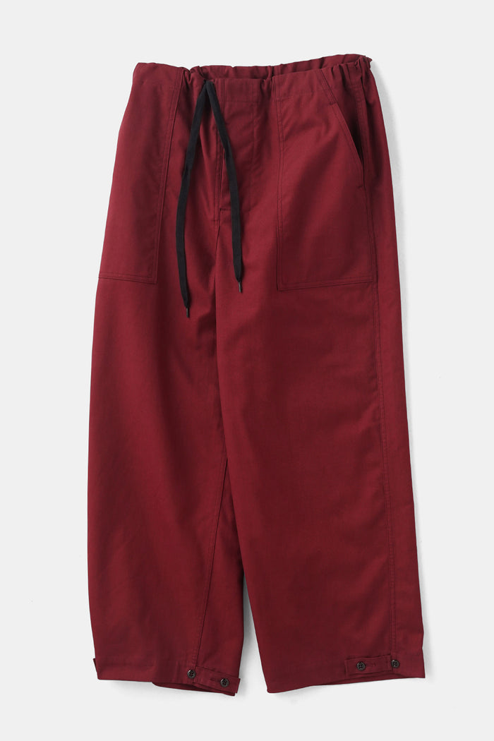 <sale>> TUKI / over pants(0159) maroon</sale>
